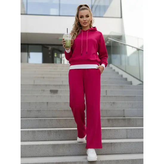 Moteriškas rožinis sportinis kostiumas Newport Moteriški komplektai