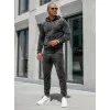 Pilkas vyriškas veliūrinis komplektas Silk JS/8C1169/29 Premium