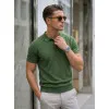 Men's Green Vibe Polo Shirt POLO T-shirt