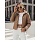 Maxwellin naisten ruskea tikattu takki