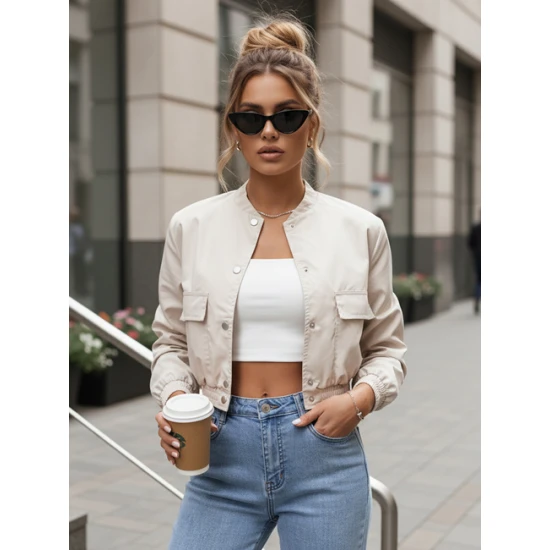 Moteriška pereinamojo sezono rusdva bomber striukė Keli Moteriškos striukės