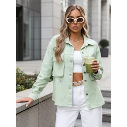 Pereinamojo sezono mėtinė striukė Shine