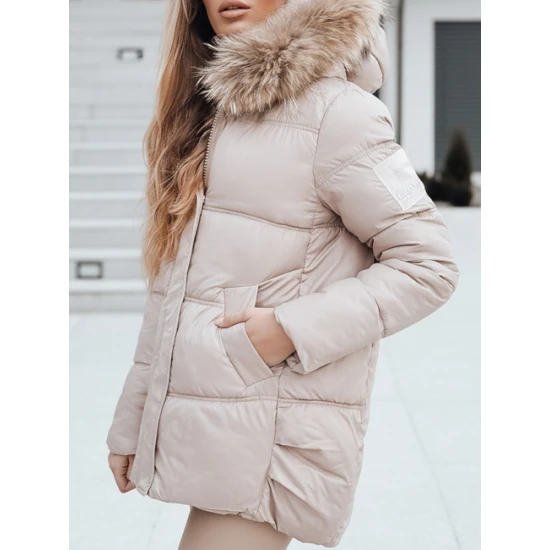 Moteriška žieminė rusva striukė Luckry