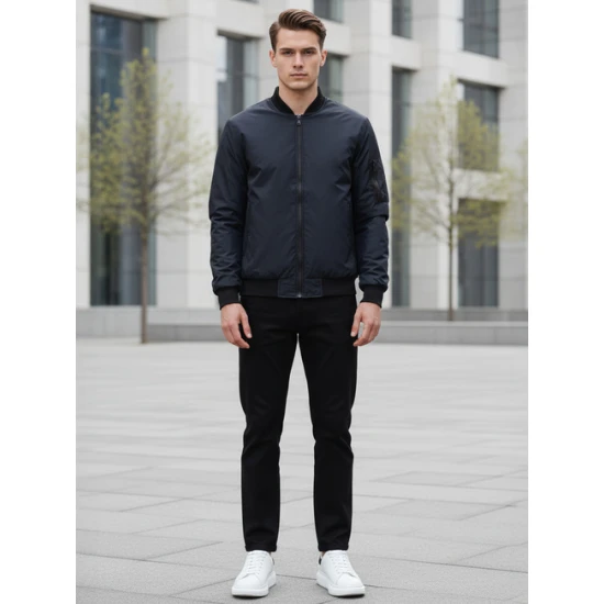 Vyriška tamsiai mėlyna striukė Route AK95