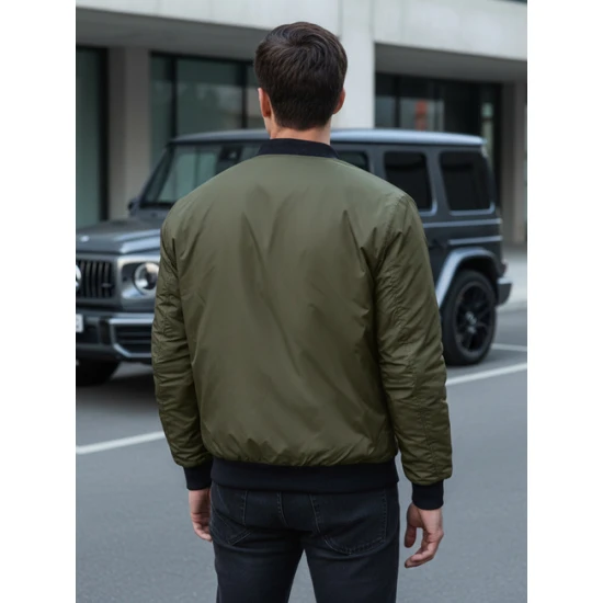 Vyriška žalia striukė Route Rudeninės / Pavasarinės