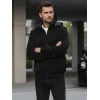 Men's reversible black hooded jacket Linde Men's Jackets and Coats