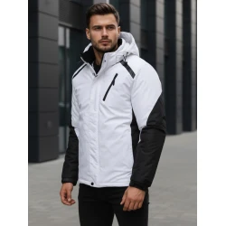 Vyriška balta slidinėjimo striukė Atlant