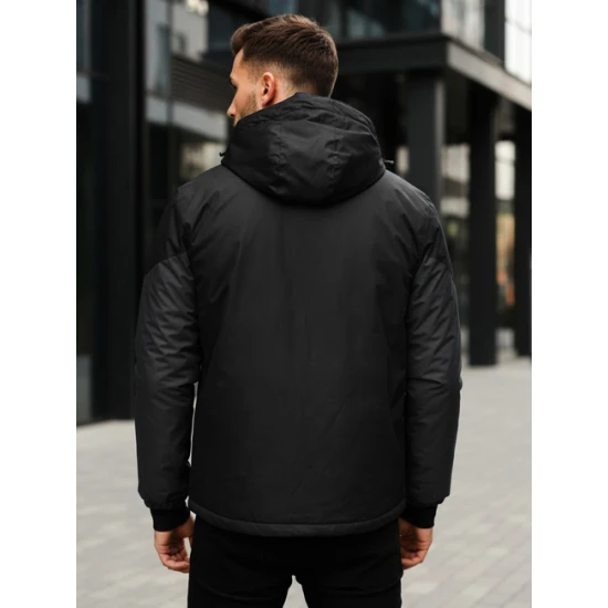 Vyriška juoda slidinėjimo striukė Atlant