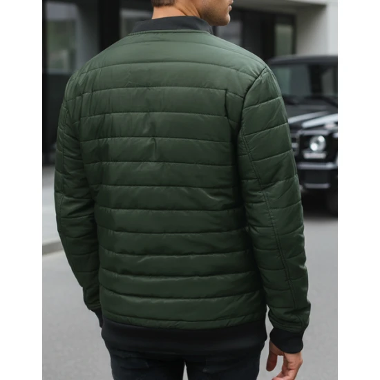 Vyriška dygsniuota žalia striukė Minti JS/MY02Z