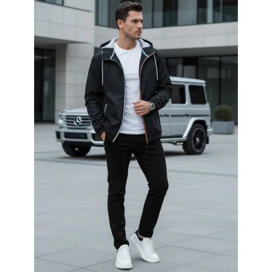 Vyriška plona juoda striukė Doran JS/5M802/392