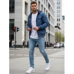 Vyriška mėlyna  dvipusė pereinamojo laikotarpio striukė Artun