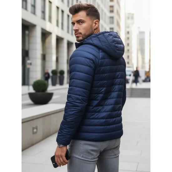 Vyriška tamsiai mėlyna striukė Serg TX4408