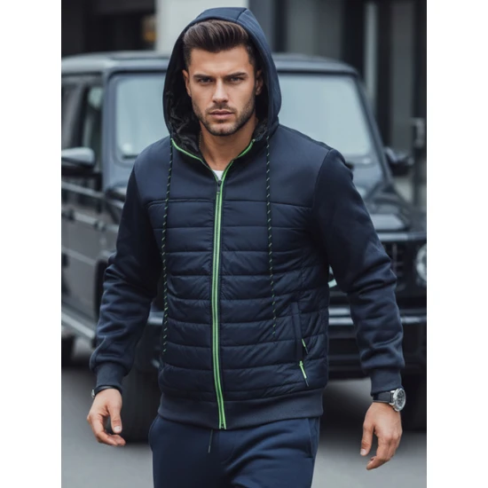 Tamsiai mėlyna striukė Ober TX4392