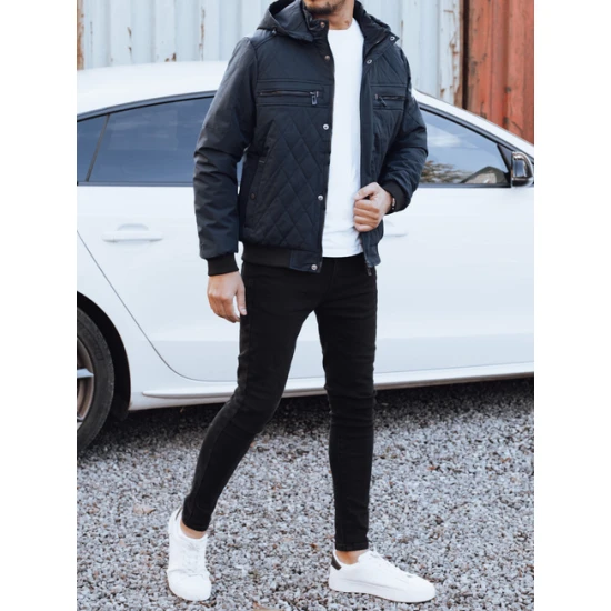 Vyriška tamsiai mėlyna striukė Kuder Žieminės striukės