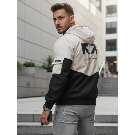 Vyriška rusvos spalvos striukė Mask Rudeninės / Pavasarinės