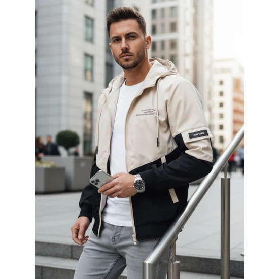 Vyriška rusvos spalvos striukė Mask Rudeninės / Pavasarinės