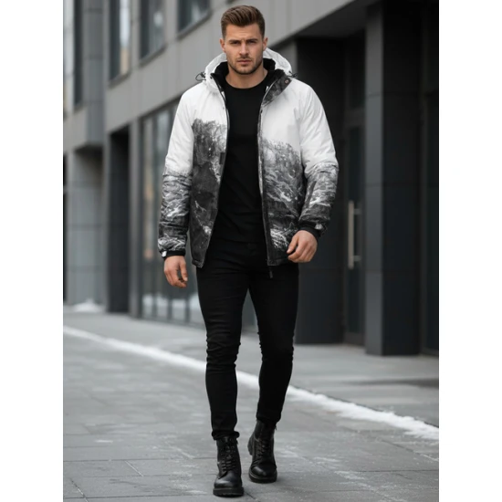 Vyriška juoda slidinėjimo striukė Mount