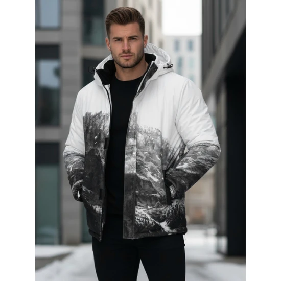 Vyriška juoda slidinėjimo striukė Mount