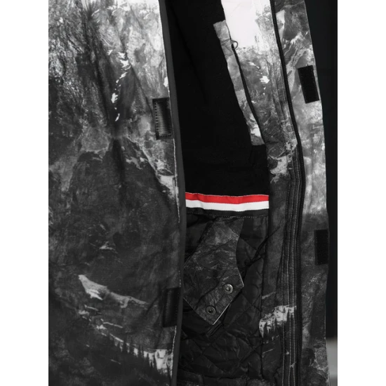 Vyriška juoda slidinėjimo striukė Mount