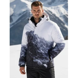 Vyriška tamsiai mėlyna slidinėjimo striukė Mount