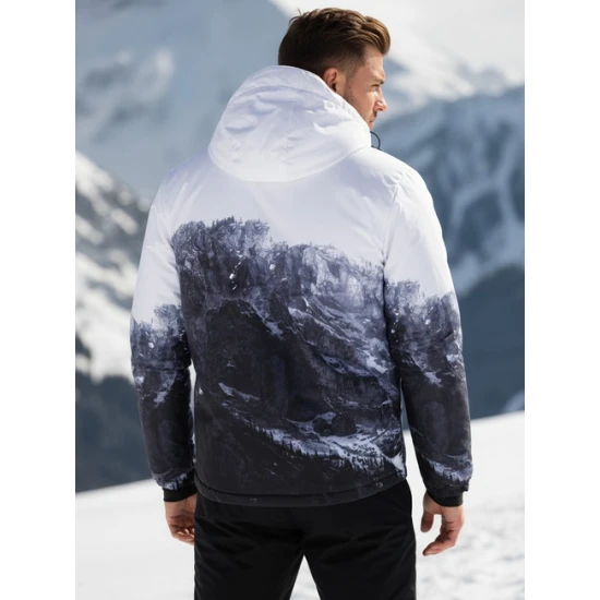 Vyriška tamsiai mėlyna slidinėjimo striukė Mount