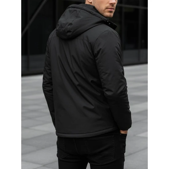 Vyriška juoda slidinėjimo striukė Falcon