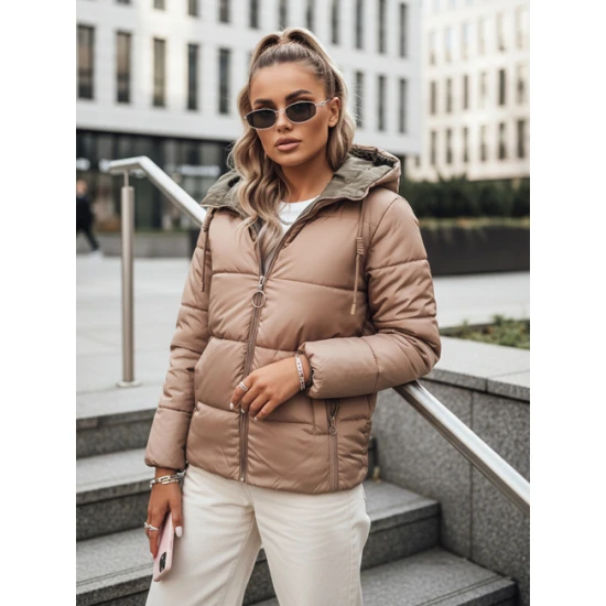 Moteriška ruda/žalia dvipusė striukė Victoria Moteriškos striukės