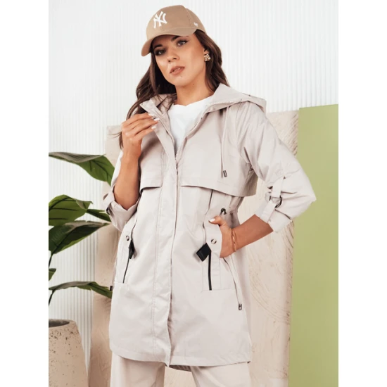 Šviesiai pilka moteriška striukė Moli