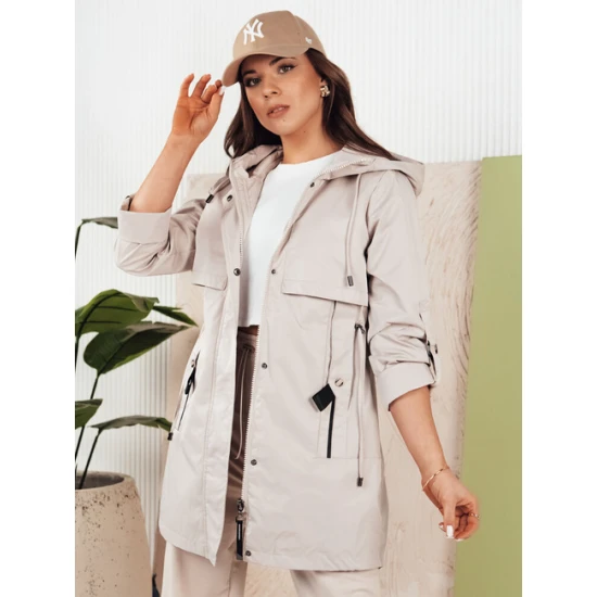 Šviesiai pilka moteriška striukė Moli