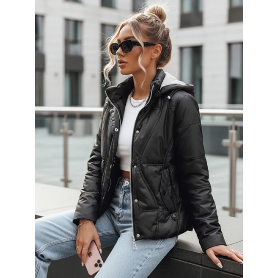 Moteriška juoda striukė Marisa Moteriškos striukės