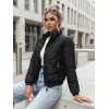 Moteriška pereinamojo sezono juoda striukė Elin Moteriškos striukės