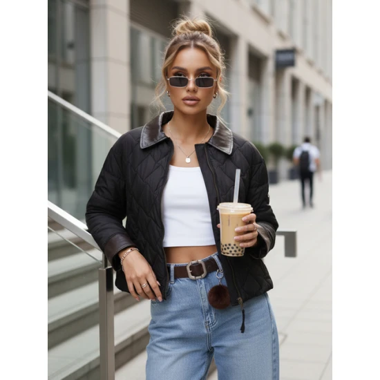 Moteriška juoda striukė Santi Moteriškos striukės