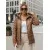 Women's quilted brown jacket Almi
