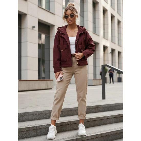 Moteriška pereinamojo sezono bordo striukė Enit Moteriškos striukės