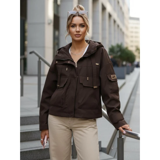 Moteriška pereinamojo sezono ruda striukė Enit Moteriškos striukės