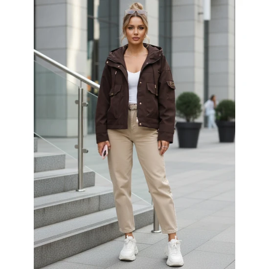 Moteriška pereinamojo sezono ruda striukė Enit Moteriškos striukės