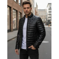 Vyriška juoda žieminė striukė Gentelman