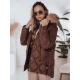 Moteriška ruda žieminė striukė Lumor