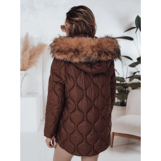 Moteriška ruda žieminė striukė Lumor