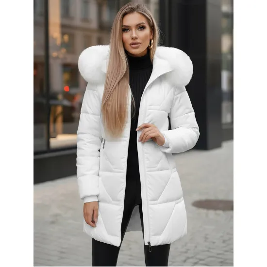 Naiste valge mantel Stel JS/16M9099/281Z