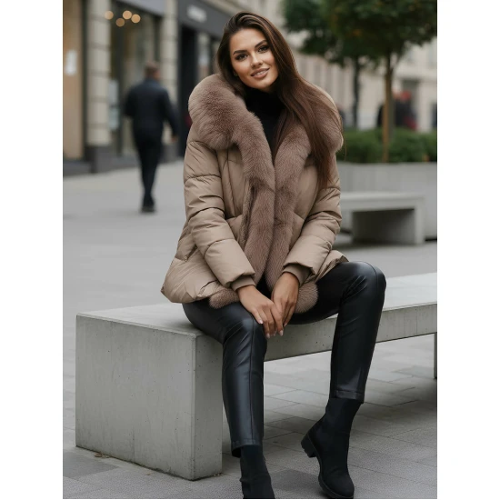 Moteriška rusva žieminė striukė Lota