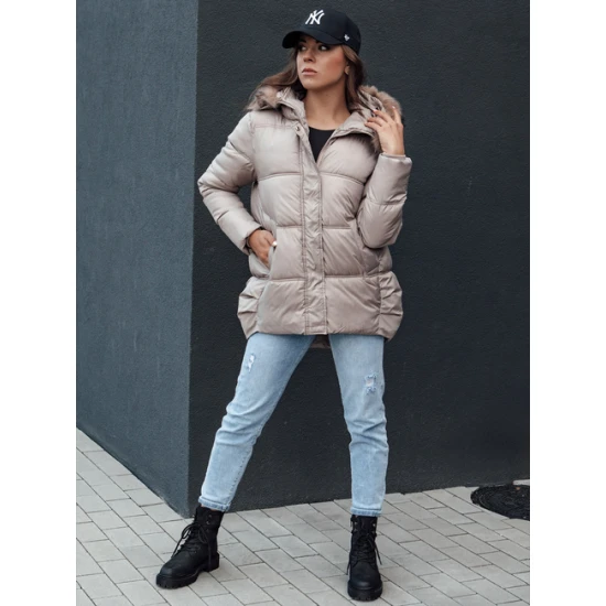 Moteriška rusva striukė su gobtuvu Stela Moteriškos striukės