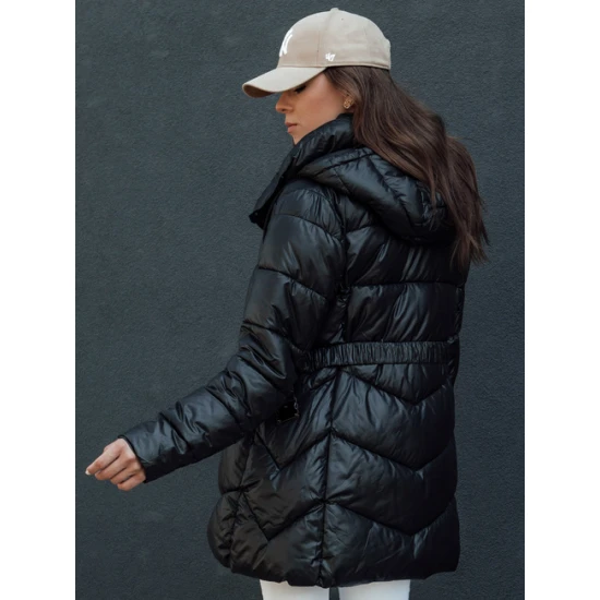 Moteriška juoda striukė Bloom