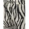 Женские черно-белые шорты Zebra