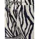 Moteriški balti/tamsiai mėlyni šortai Zebra