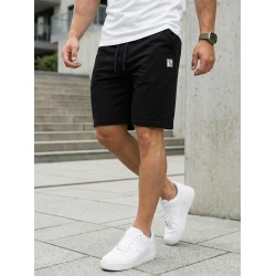 Vyriški juodi šortai Detroit