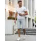 Vyriški mėlyni džinsiniai šortai Comfort