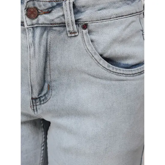 Vyriški mėlyni džinsiniai šortai Comfort