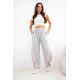 Moteriškos pilkos laisvalaikio kelnės Sport Laisvalaikio kelnės