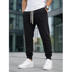 Vyriškos juodos spalvos kelnės Bold